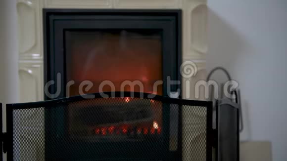 家居木烧炉视频的预览图