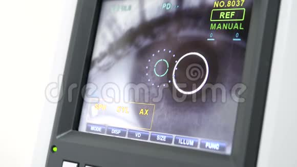 角测仪现代自动机器检测眼球视频的预览图