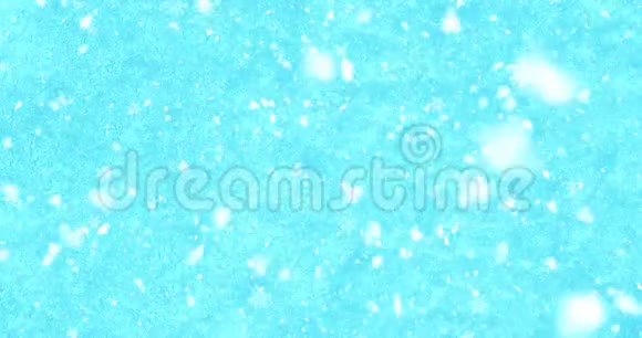圣诞无缝环背景与雪花视频的预览图