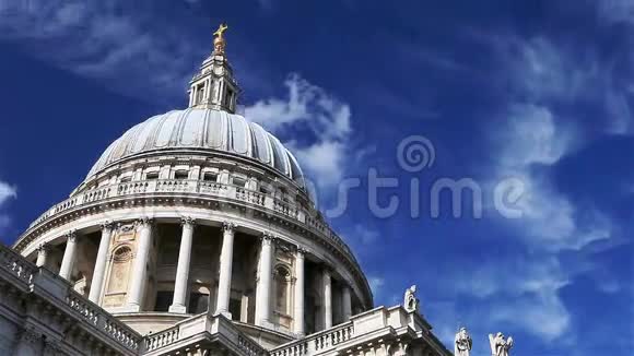 伦敦圣保罗大教堂的穹顶视频的预览图
