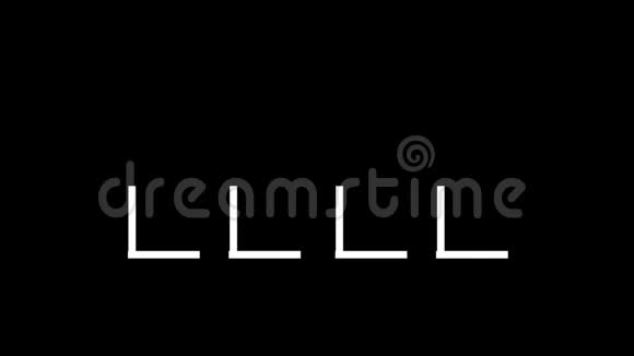 新年快乐2020招牌设计黑色背景采用白色字体视频的预览图