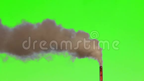 工业工厂烟雾造成的空气污染视频的预览图