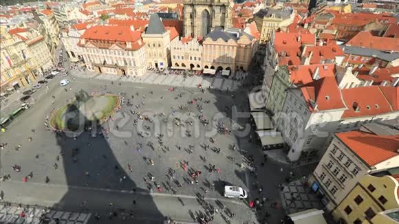 布拉格老城广场静态景观视频的预览图