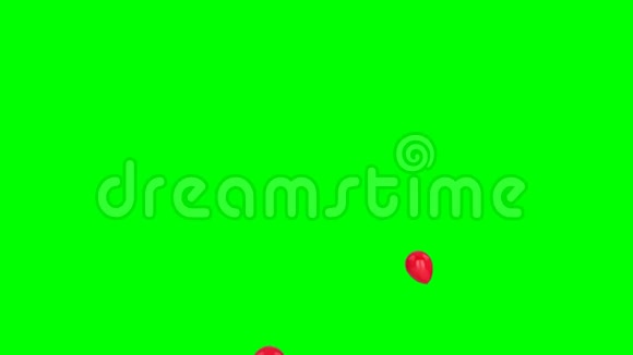 绿色屏幕上的气球视频的预览图