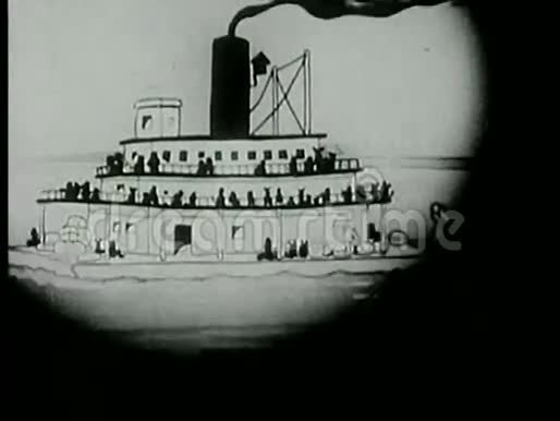 轮船在河上视频的预览图
