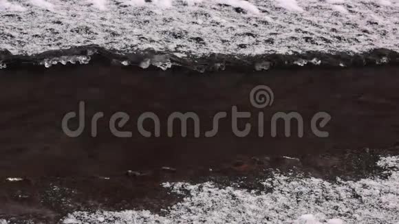 河的冰冻面视频的预览图