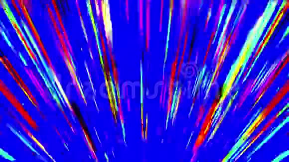 蓝色的抽象光束视频的预览图