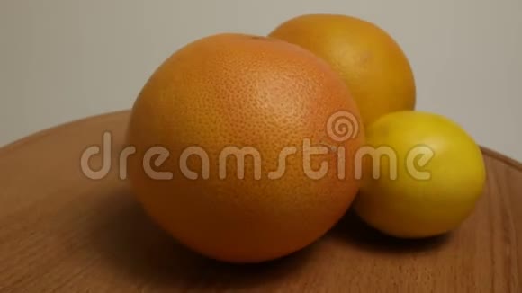酸味黄柠檬柑橘类水果健康饮食维生素视频的预览图