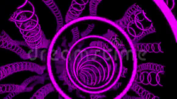 3D紫光闪烁循环VJ循环运动背景视频的预览图