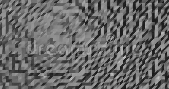 抽象灰色三维几何图形马赛克金属背景的业务介绍视频的预览图