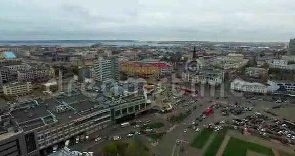 喀山中心城市喀山最佳鸟瞰图视频的预览图