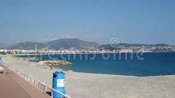 法国尼斯海滩超移视频的预览图