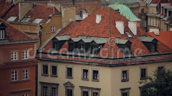 波兰华沙联合国教科文组织遗址老城全景视频的预览图