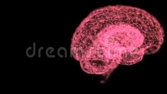 3D动画的脑神经神经胶质细胞滑动引起精神疾病人格障碍视频的预览图