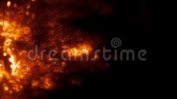 火通过钢毛迅速蔓延大量火花视频的预览图