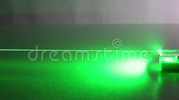 连续波绿色激光通过安全眼镜传播激光安全视频的预览图