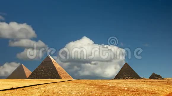 埃及全景金字塔高分辨率开罗视频的预览图