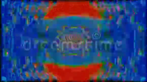 软件产生的抽象剪辑发光不良信号模仿视频的预览图