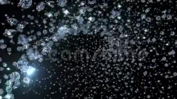 钻石的流动4K特写镜头视频的预览图