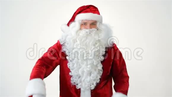 圣诞老人举着礼物视频的预览图