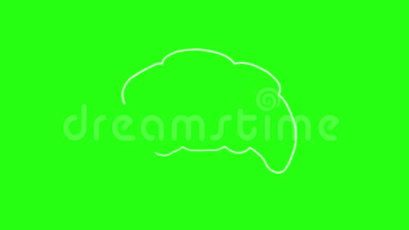 Kroasani图标手绘动画绿色屏幕涂鸦视频的预览图