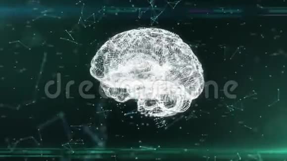 人工智能数字大脑出价数据深度学习计算机机器渲染视频的预览图