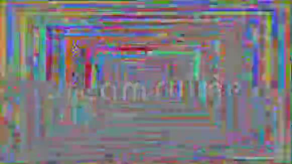 计算机生成的抽象动画全息破坏的数据视频fx视频的预览图