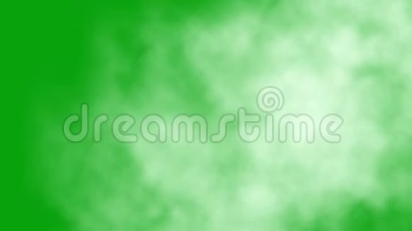 绿屏背景下的雾状运动图形视频的预览图