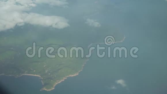 从飞机到泰国KohSamui的视野视频的预览图
