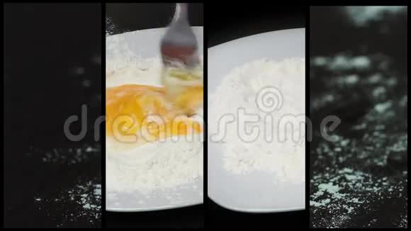 四个装有鸡蛋和贝壳的视频视频的预览图