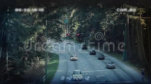 中央电视台从森林高速公路上方视频的预览图