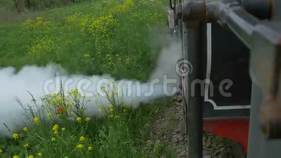 疏散蒸汽老式机车视频的预览图