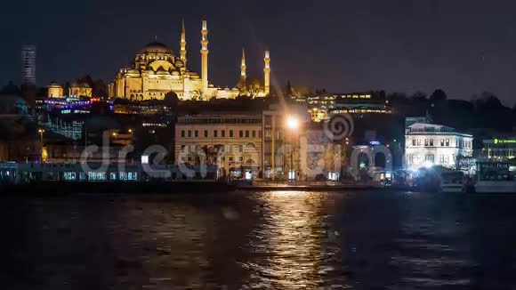 伊斯坦布尔旅游土耳其欧洲地标奥斯曼土耳其历史古代建筑著名的塔城市视频的预览图