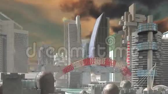 飞越科幻城市视频的预览图