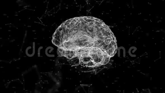 人工智能数字大脑出价数据深度学习计算机机器渲染视频的预览图
