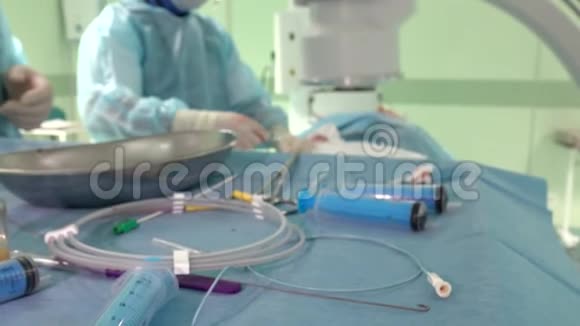 手术手术室急救医疗及医疗设备视频的预览图