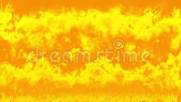 令人惊叹的奇妙的彩色黄色抽象的彩色火浪移动背景图案或纹理运动动态视频的预览图
