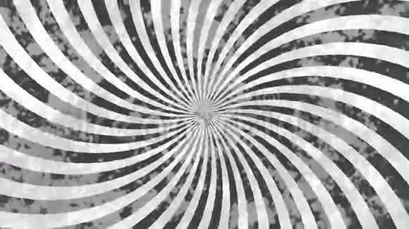 抽象视频灰催眠漩涡背景视频的预览图