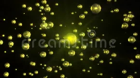背景发光分子在大范围内移动视频的预览图