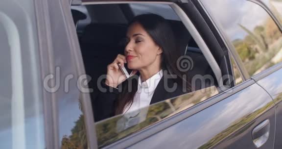 在汽车上打电话的美女视频的预览图