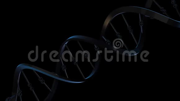 DNA对角线黑色和蓝色视频的预览图