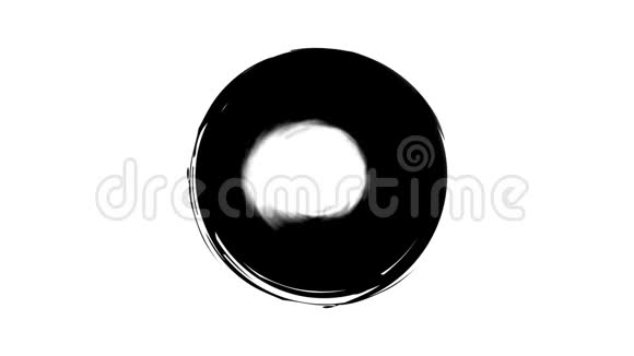 一块黑色的圆形油漆视频的预览图