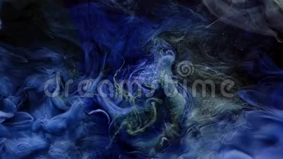 烟雾泄漏神奇星系深蓝色闪光视频的预览图