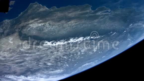 从太空看北美视频的预览图