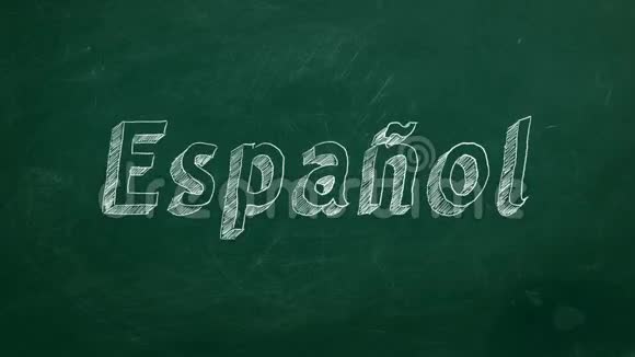 西班牙语学习概念视频的预览图