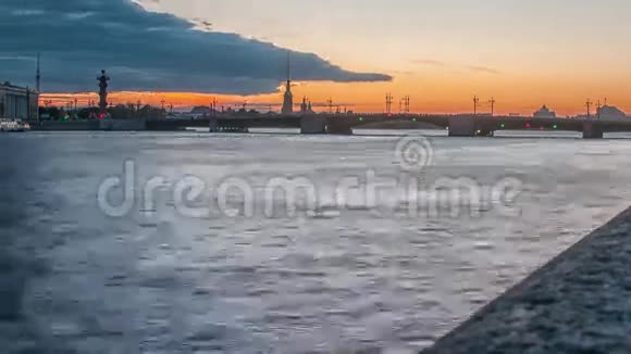 宫桥DvortsoviyMost白色之夜俄罗斯圣彼得堡视频的预览图