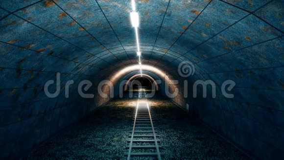 在隧道里蒸老火车视频的预览图