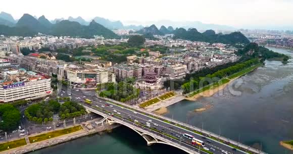 中国广西著名旅游城市桂林视频的预览图