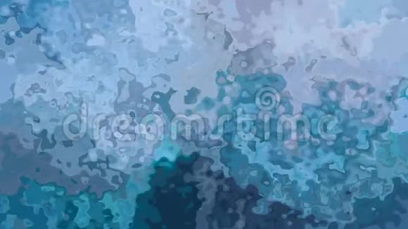 动画彩色彩色彩色背景无缝环视频水彩画效果彩色茶蓝石板灰色视频的预览图