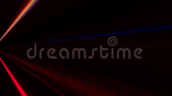 光的运动速度红色发光光束的流动视频的预览图